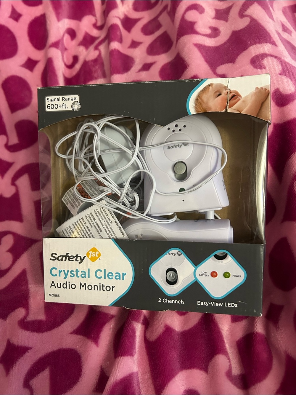 Safety 1st Crystal Clear Audio Baby Monitor - White